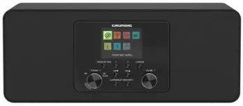 Radio interneti Grundig DTR 5100, DAB+, Bluetooth, e zezë