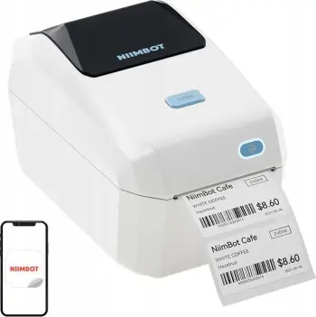 Printer portativ etiketash Niimbot K3, lidhje me telefon, krem