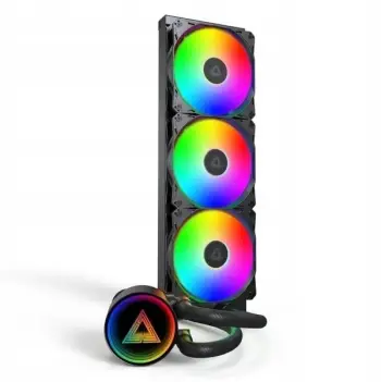 Ftohës uji CPU Montech LightFlow Digital 360, radiator 360mm, Intel dhe AMD, i zi