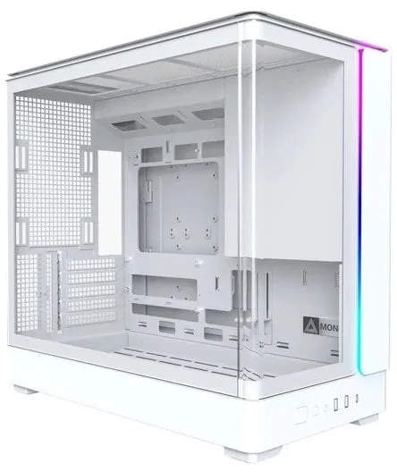 Kutia PC Montech KING 15, MicroATX Tower, e bardhë - 1