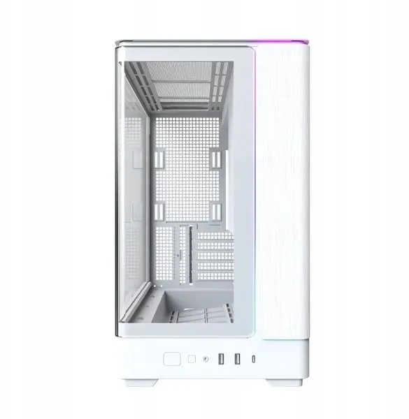 Kutia PC Montech KING 15, MicroATX Tower, e bardhë - 2