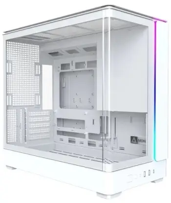 Kutia PC Montech KING 15, MicroATX Tower, e bardhë