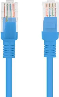 Kabëll Lanberg Patchcord (PCU6-10CC-0500-B), Cat6, 5m, e kaltër - 2