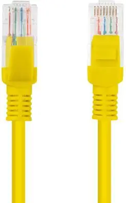 Kabllo Lanberg Patchcord, Cat6, pa mbrojtje, 1.5m, e verdhë (PCU6-10CC-0150-Y)