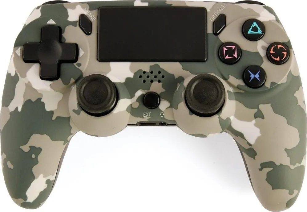Gamepad Gembird JPD-PS4BT-01-CM, Bluetooth, për PS4 dhe PC, camouflage - 2
