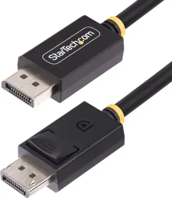 Kabllo DisplayPort StarTech.com DP 2.1, 1m, 80 Gbps, e zezë