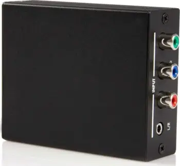 Konvertues video StarTech 8STCPNTA2HDMI, Component në HDMI, me audio, i zi