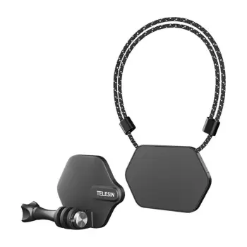 Mbajtës magnetik TELESIN Quick Release, për GoPro Insta360 DJI telefon, i zi