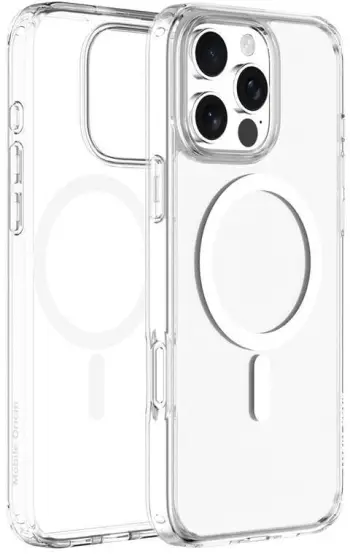 Maskë mbrojtëse Easy Hybrid MagSafe për iPhone 16, transparente