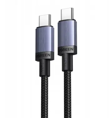 Kabllo USB Ugreen 65907, USB C në USB C, 240W, 1m, gri