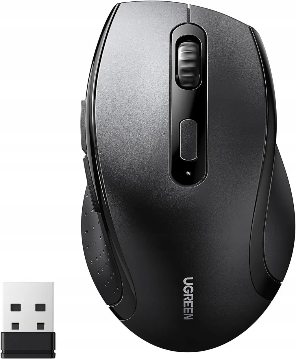 Mouse wireless Ugreen, 2.4G, 1600 DPI, ergonomik, i zi - 1