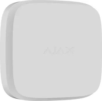 Detektor zjarri Ajax FireProtect, sensor tymi dhe temperature, sirenë e integruar, i bardhë