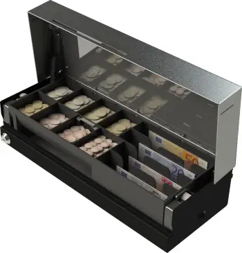 Sirtar parash APG MOD237A-BL4617, elektronik, Flip Lid 460mm, i zi