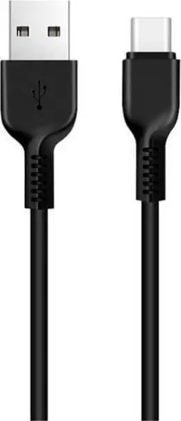 Kabllo karikimi HOCO X20 USB në Type C, 2A, 2m, e zezë