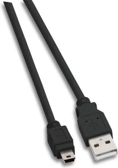 Kabllo USB EFB, USB-A-miniUSB, 1.8 m, e zezë - 2
