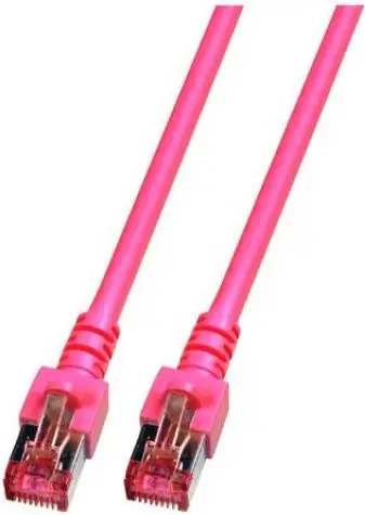 Kabllo EFB Patchcord (K5519.2), S/FTP, Cat. 6, 2m, rozë