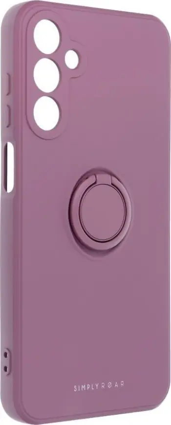 Kllapë Roar Amber për Samsung Galaxy A15 5G, TPU fleksibël, unazë 360°, transparente
