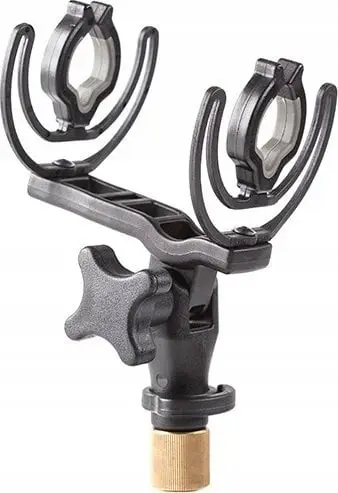 Mbajtëse pezulluese për mikrofon Rycote InVision INV-7, për studio dhe podcast, e zezë