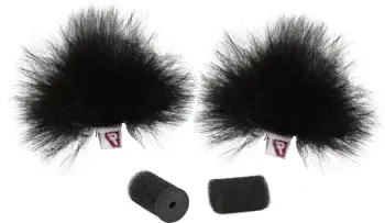 Mbrojtës ere për mikrofon lavalier Rycote Ristretto, set 2 copë, i zi