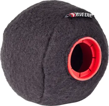 Mbrojtëse ere për mikrofon Rycote Baseball 24/25mm, shkumë me felt, e zezë