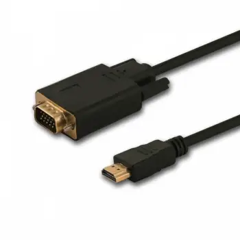 Kabllo HDMI në VGA Savio CL-197, 1.8m, Full HD 1080p, e zezë