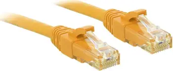 Kabllo Lindy Patchcord, kat. 6, U/UTP, 10m, e portokalltë