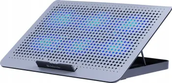 Ftohës laptopi NS-520, 6 ventilatorë, ndriçim LED, i zi