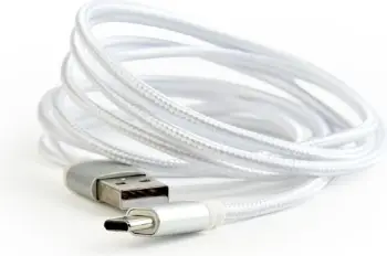 Kabllo Gembird USB-A-USB-C, 1.8m, e argjendtë
