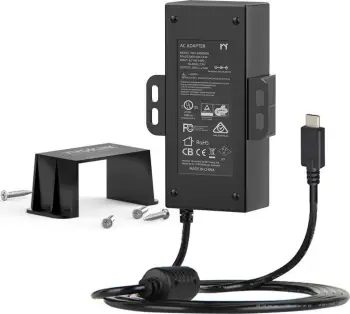 Adapter karikues Vivolink USB C 100W PD, me kabllo BE dhe MB, i bardhë