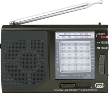 Radio portative Trevi MB728, FM AM SW, e zezë