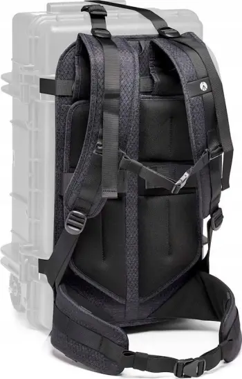 Rrip shpine Manfrotto Reloader Tough Harness System, për valixhe Reloader Tough, i zi