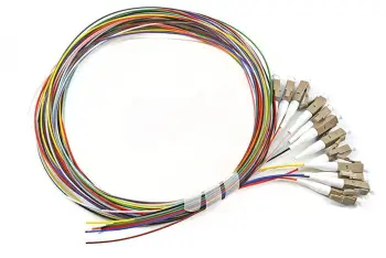Kabllo fibër optike Lanview Pigtail LC/UPC, OM4 50/125, shumëngjyrëshe