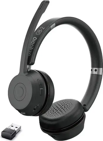 Kufje Bluetooth Gequdio GB 2, me mikrofon, adapter USB, wireless