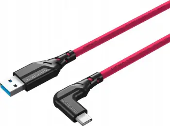 Kabllo tethering Mathorn MTC-501 USB A në USB C, 5m, magenta