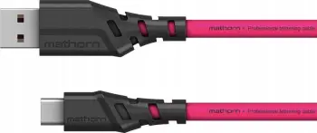 Kabllo tethering Mathorn MTC-200, USB A në USB C, 2m, magenta