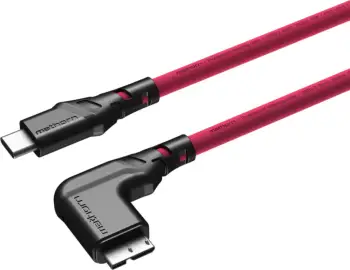 Kabllo tethering Mathorn MTC-231M, USB C në Micro B, 2m, USB 3.2 Gen2, magenta
