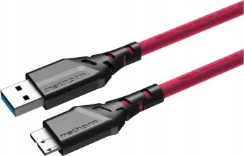 Kabllo tethering Mathorn MTC-520M, USB A në Micro B, 5m, magenta