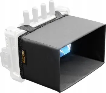 Strehë dielli monitori OpenMoon OSH07, për ekran 7", tekstil, e zezë