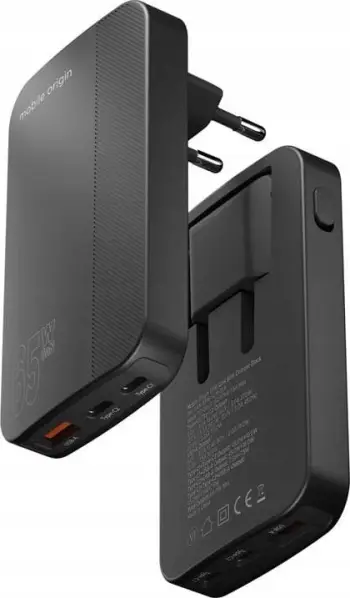 Karikues muri Mobile Origin 65W GaN III Slim, 2x USB-C, 1x USB-A, i zi