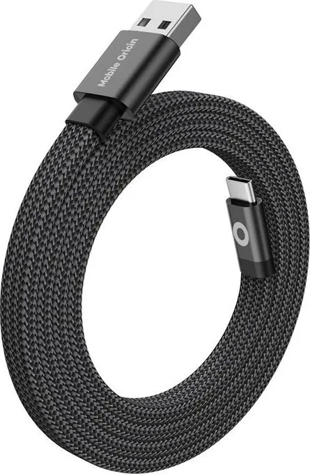 Kabllo magnetike Mobile Origin, USB A në USB C, 1m, e zezë - 3