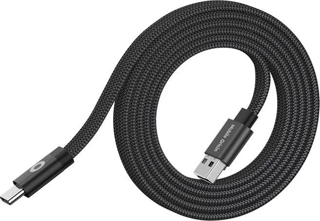 Kabllo magnetike Mobile Origin, USB A në USB C, 1m, e zezë - 5