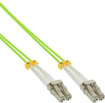 Kabllo fibër optike InLine Duplex LC LC, OM5 50/125µm, 7.5m, jeshile