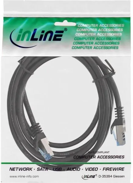 Kabllo rrjeti InLine Patchcord Cat.6A, S FTP, 20m, gri - 3