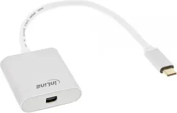 Adapter USB InLine 64105S, USB C në Mini DisplayPort, 4K 60Hz, i bardhë