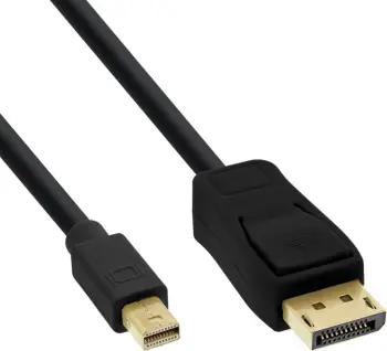 Kabllo Mini DisplayPort në DisplayPort InLine 17132S, 2m, 4K, i zi