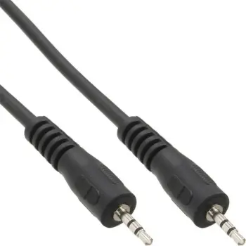 Kabllo audio InLine 99936H, Jack 2.5mm në 2.5mm, 1m, e zezë