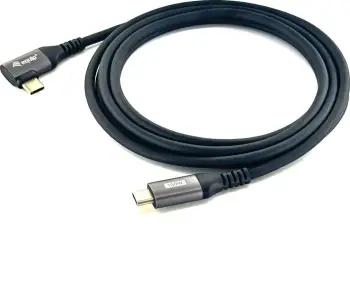 Kabllo USB C në C Equip, 2m, 100W, me kënd 90°, me çip Emark