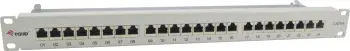 Patch panel Equip 24 porta, Cat.6A, i blinduar, gri e hapur