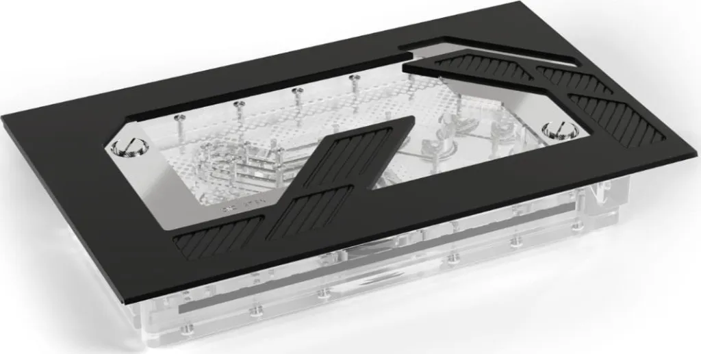 Pllakë distro Alphacool Apex Dark Base Pro 901, me pompë Apex, e zezë - 1