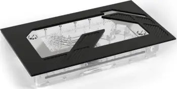 Pllakë distro Alphacool Apex Dark Base Pro 901, me pompë Apex, e zezë